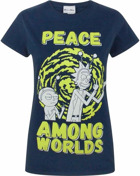 Produktbild Rick And Morty Peace Among Worlds TShirt (XXL)
