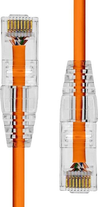 Immagine prodotto ProXtend Slim U/UTP CAT6A LSZH AWG 28 Arancione 5M (U/UTP, CAT6a, 5 m)