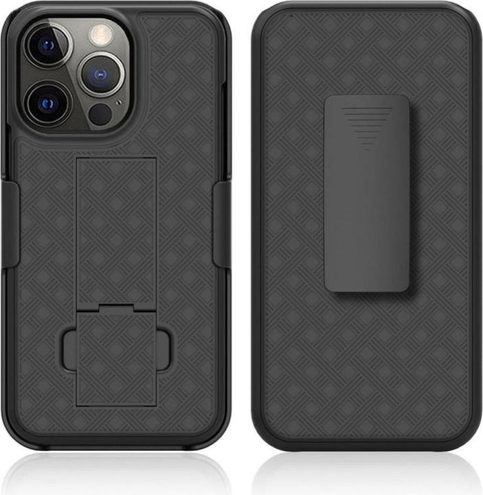 Produktbild OEM Back panel cover HOLSTER case for SAMSUNG A34 black (Avus A34)