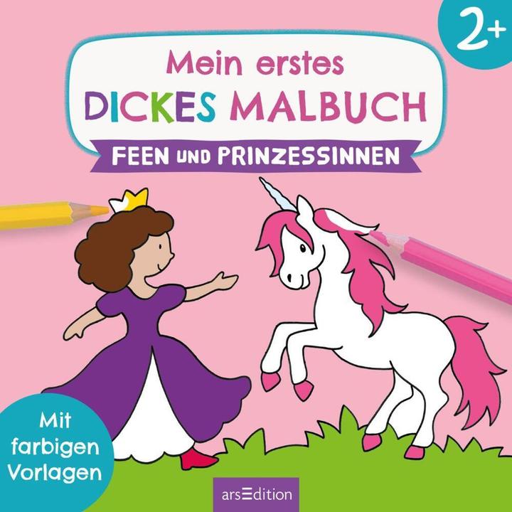 Produktbild Mein erstes dickes Malbuch Feen und Prinzessinnen