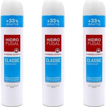 MGA Hydrofugal Classic Anti-Transpirant Deo Spray XL 200ml (Spray, 200 ml)
