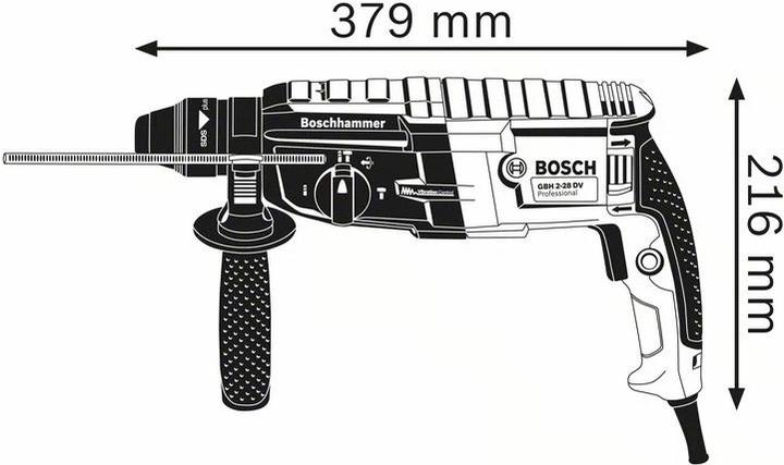 Actual product image Bosch Professional Rotary hammer with SDS plus GBH 2-28, L-BOXX (Electrical connection)