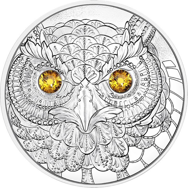 Actual product image Münze Österreich Silber Europa – Weisheit der Eule 20 EUR PP AUT - 2021 (925, 2021)
