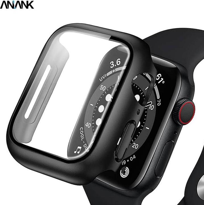 Produktbild Anank Apple Watch 41mm - Tempered Glass / Panzerglas mit Bumper Case