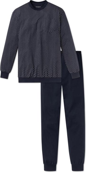 Schiesser langer Pyjama Schlafanzug natürlich 100% Baumwolle | auch Übergrössen (64)