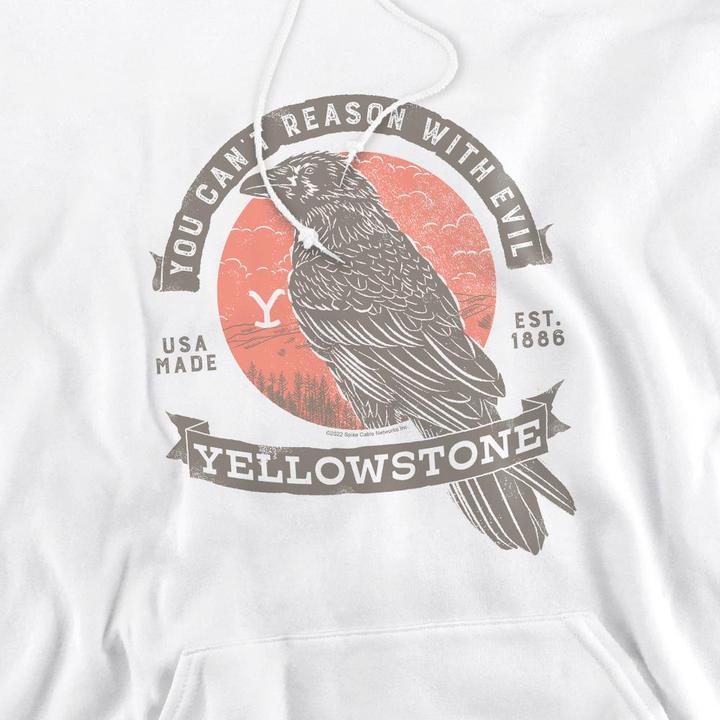 Immagine prodotto Yellowstone Evil Felpa con Cappuccio Uccello Uomo (XXL)