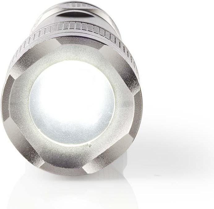 Produktbild Nedis LED-Taschenlampe, Premium, 330lm - silber (3.40 cm, 330 lm)