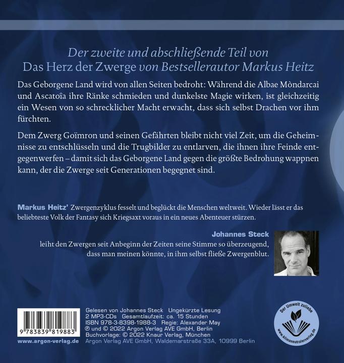 Produktbild Das Herz der Zwerge 2 (Johannes Steck, Markus Heitz, Deutsch)