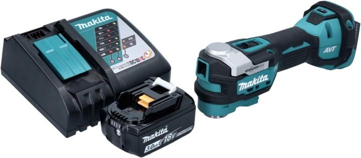 Produktbild Makita DTM 52 RF1 Akku Multifunktionswerkzeug 18 V Starlock Max Brushless + 1x Akku 3,0 Ah + Ladeger