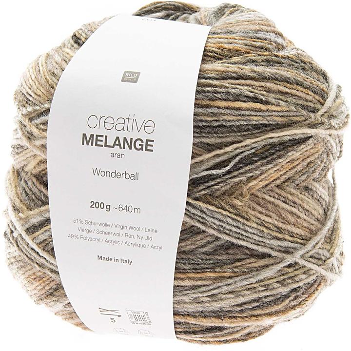 Actual product image Rico Design Wool Melange 200 g, Nature (640 m)