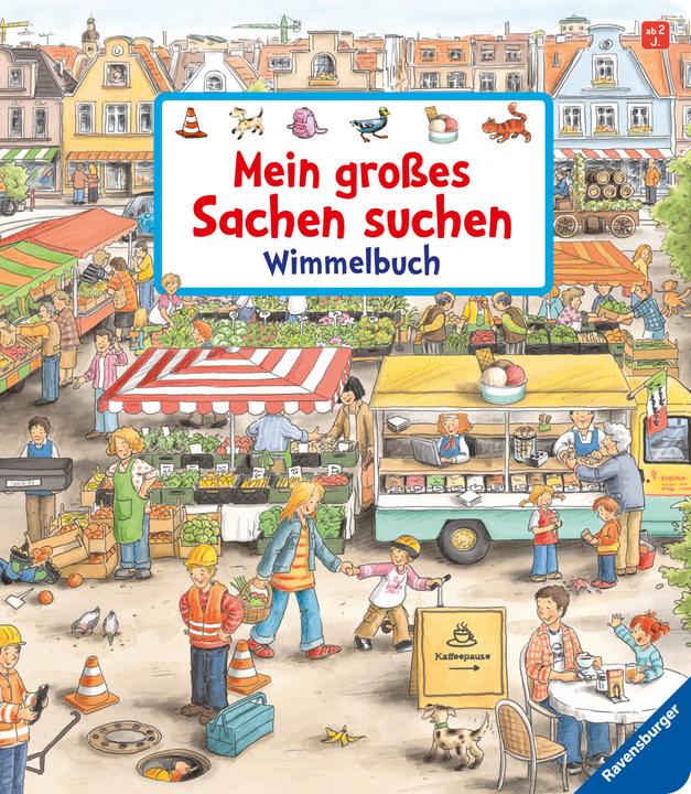 Actual product image Ravensburger Looking for my big stuff hidden object book (German, Susanne Gernhäuser)