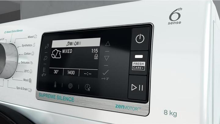 Actual product image Whirlpool PRALKA W7X W845WB EE Supreme Silence (8 kg, Left)
