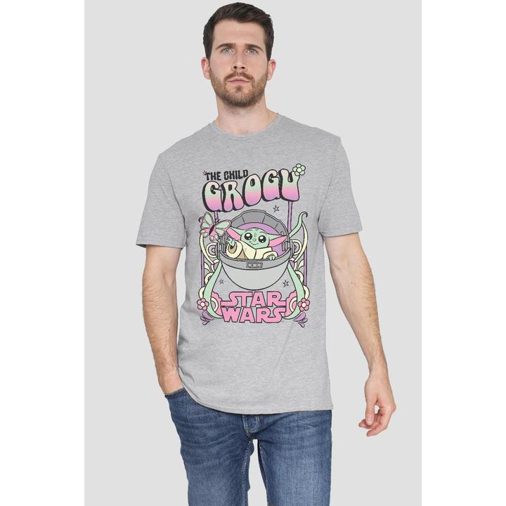 Immagine prodotto Star Wars Maglietta Grogu Hippy Uomo (M)