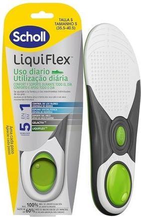 Scholl LiquiFlex Daily Support Einlegesohlen für Damenschuhe Grösse 5.5-7.5 Memory Foam Arch Support