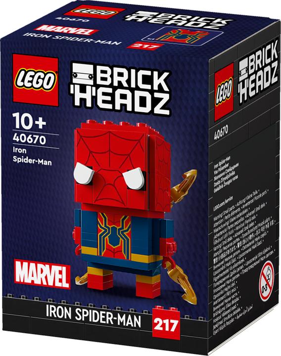 Produktbild LEGO Iron Spider-Man (40670, LEGO Brickheadz)