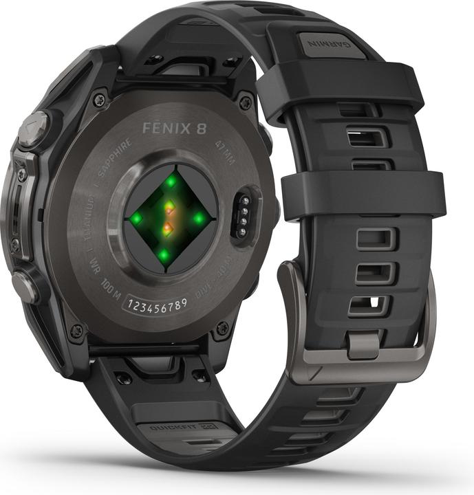 Productafbeelding Garmin FENIX 8 AMOLED Saffier Titanium (47 mm)