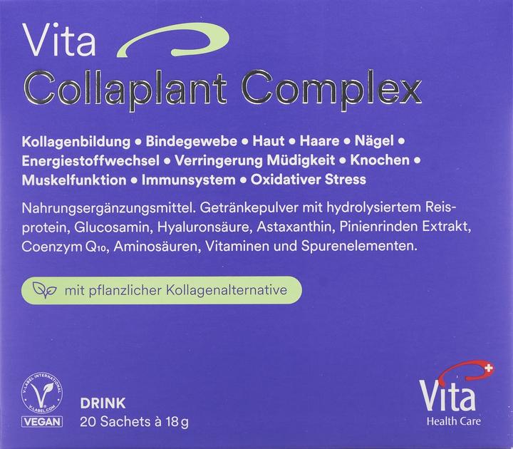 Actual product image Vita Collaplant Complex Drink Btl 20 Stk (20 Piece, Beutel, 482 g)