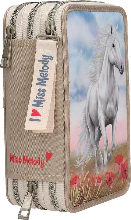 Produktbild Depesche Miss Melody 3-Fach Federtasche Poppy Sand