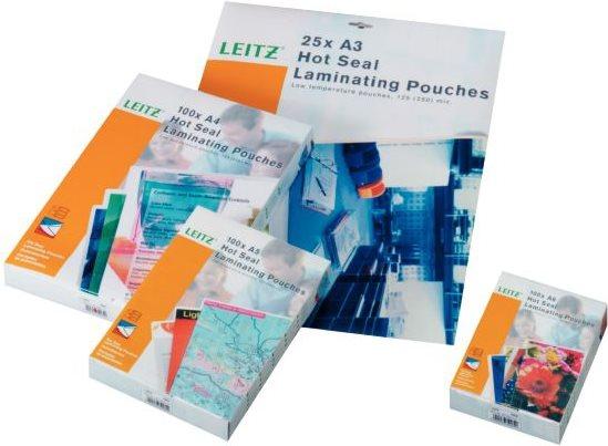 Produktbild Leitz Laminiertasche (A4, 25 Stück, 125 µm)