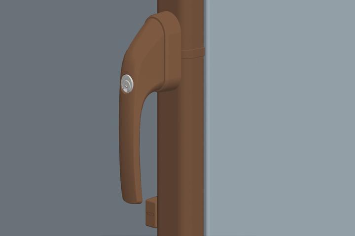 Produktbild Abus Stangensets für FOS 550 E braun - 75/75 cm