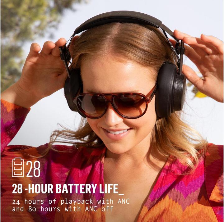 Image du produit House of Marley Casque Bluetooth supra-auriculaire Exodus avec contrôle actif du bruit (ANC, 30 h, Filaire, Sans fil)