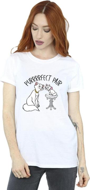 Immagine prodotto Disney Gli Aristogatti Purrfect Pair - Maglietta boyfriend in cotone (M)
