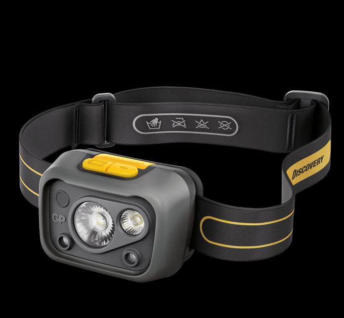 Image du produit GP Batteries Lampe frontale GP Discovery CHW54 (375 lm)