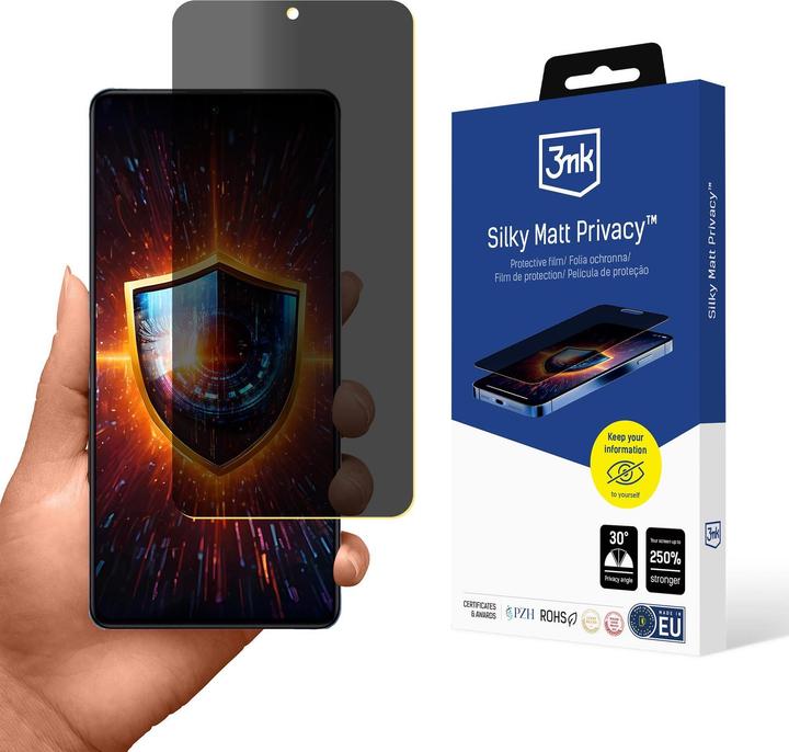 Produktbild 3MK Folia ochronna prywatyzujÄ ca matowa Silky Matt Privacy na Xiaomi 12 Pro (Klebefolie, Xiaomi 12 Pro)
