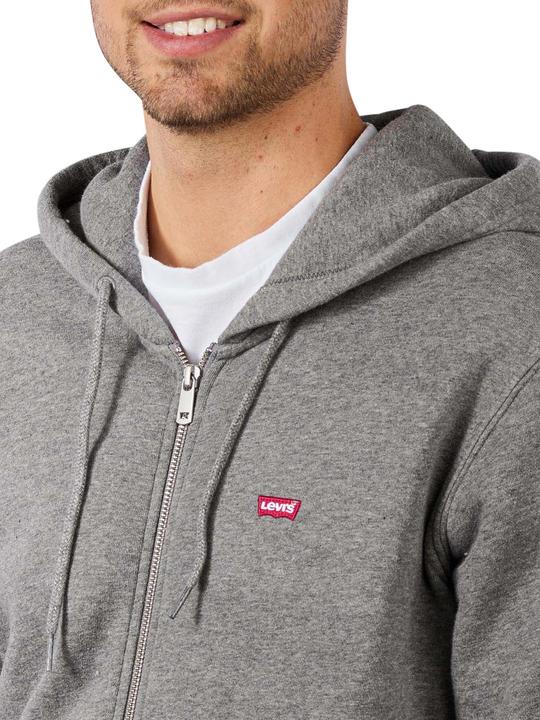 Actual product image Levis Zip Hoodie chisel grey heather (M)