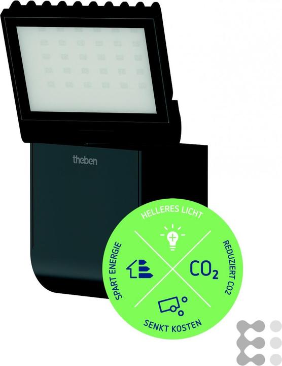 Immagine prodotto Theben Faretto LED 8 watt, nero theLeda S8-100L BK (900 lm)