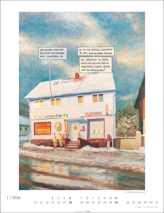 Produktbild Marunde Kalender 2026 (34 x 44 cm, Harter Einband, Deutsch)