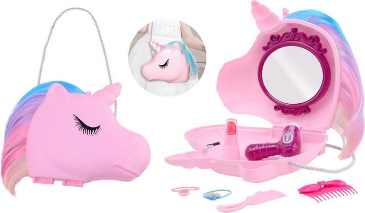 Image du produit Johntoy Trousse de beauté licorne, 16 pcs.