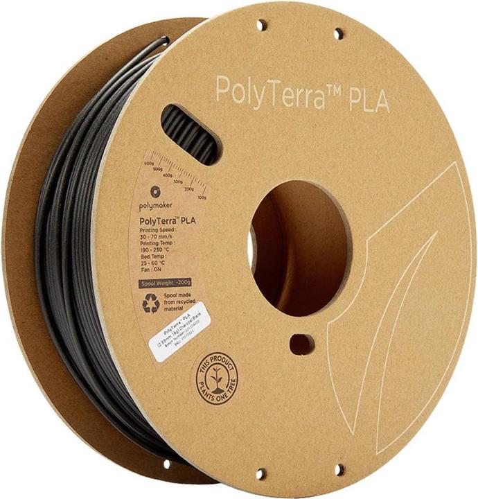 Immagine prodotto Polymaker PolyTerra (PLA, 2.85 mm, 1000 g, Nero)