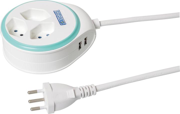 Steffen Steba Disc (3 x, USB-A, Typ 13, 1.50 m)
