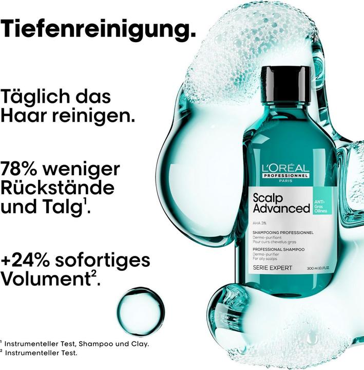 Image du produit L'Oréal Professionnel Série Expert Scalp Advanced - Anti-Oiliness Dermo-Purifier (300 ml, Shampoing liquide)