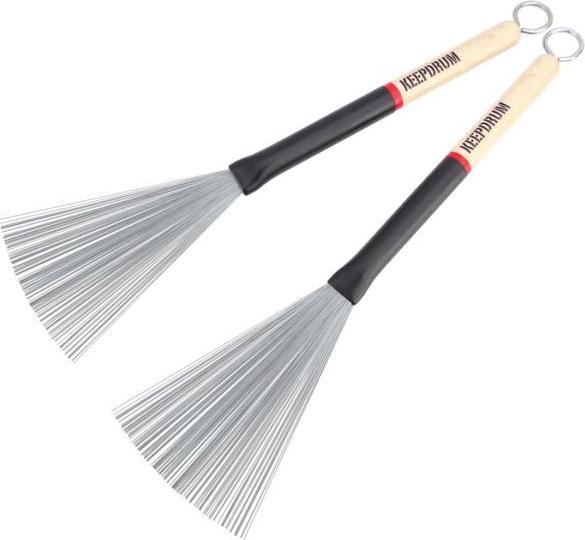 Actual product image keepdrum SV507 Jazz Broom extendable (Percussion, Cajon, Drums, Marsh basin)