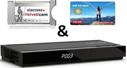 Produktbild TechniSat TechniStar S2 & Helveticam Viaccess & SRG Sat-Karte