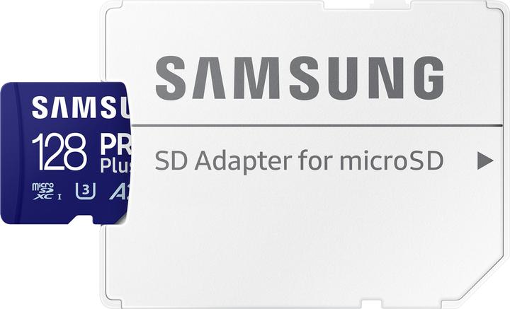 Image du produit Samsung PRO Plus (128 Go, microSDXC, U3, UHS-I)