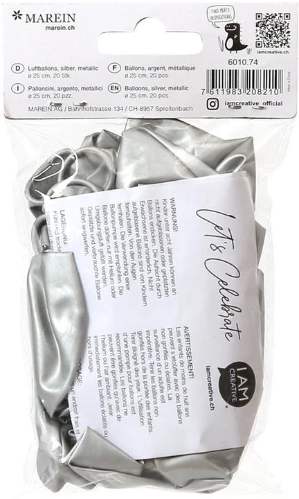 Image du produit I Am Creative Ballons de baudruche (20 x)