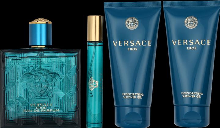 Actual product image Versace Eros Christmas 2024 Eau de Parfum / Shower Gel / After Shave Balm / Travel (Fragrance set)