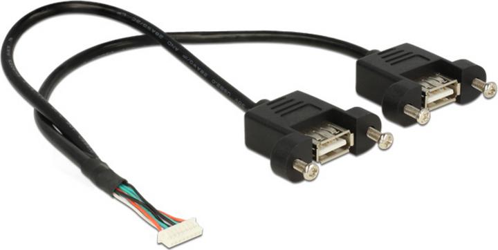 Produktbild Delock USB-Kabel intern auf extern (0.25 m)