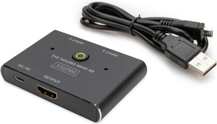 Actual product image Digitus 8K HDMI Switch, 2x1