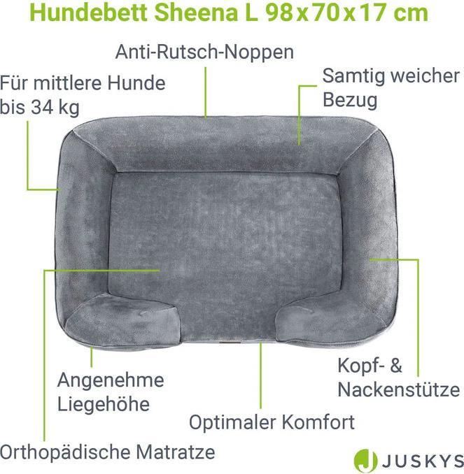 Produktbild Juskys Hundebett Sheena L (Hund)