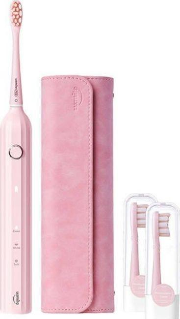 Usmile Sonic toothbrush with a set of tips and case Y1S (pink) (Oszillierende Zahnbürste)