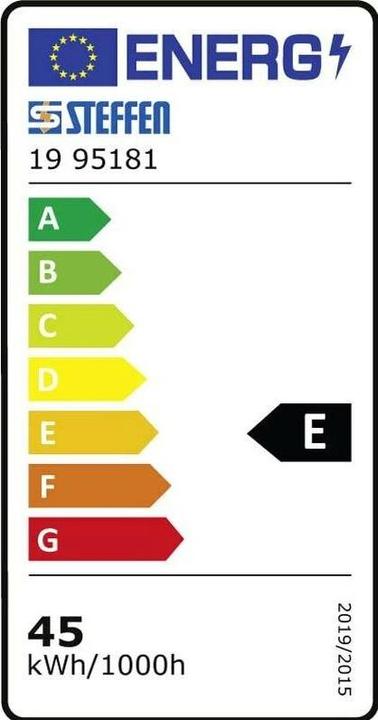 Label énergétique Steffen Feu de travail (3825 lm)