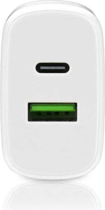 Actual product image Everactive SC-370Q Mains Charger with USB QC3.0 and USB-C PD PPS 25W (26 W)