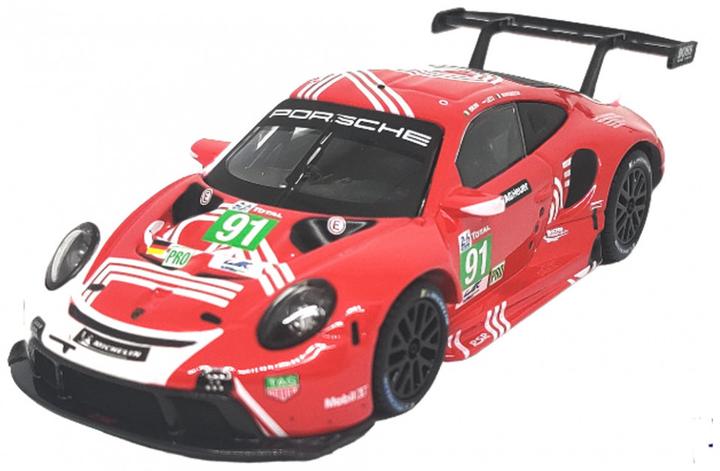 Produktbild Bburago 18-38308 - RACING - PORSCHE 911 RSR LEMANS 2020 (#91) - 1:43