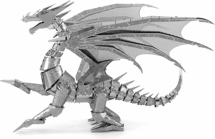 Immagine prodotto Metal Earth Kit Iconx Drago d'argento