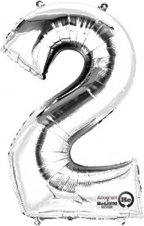 Actual product image Amscan Number 2 (5 x)