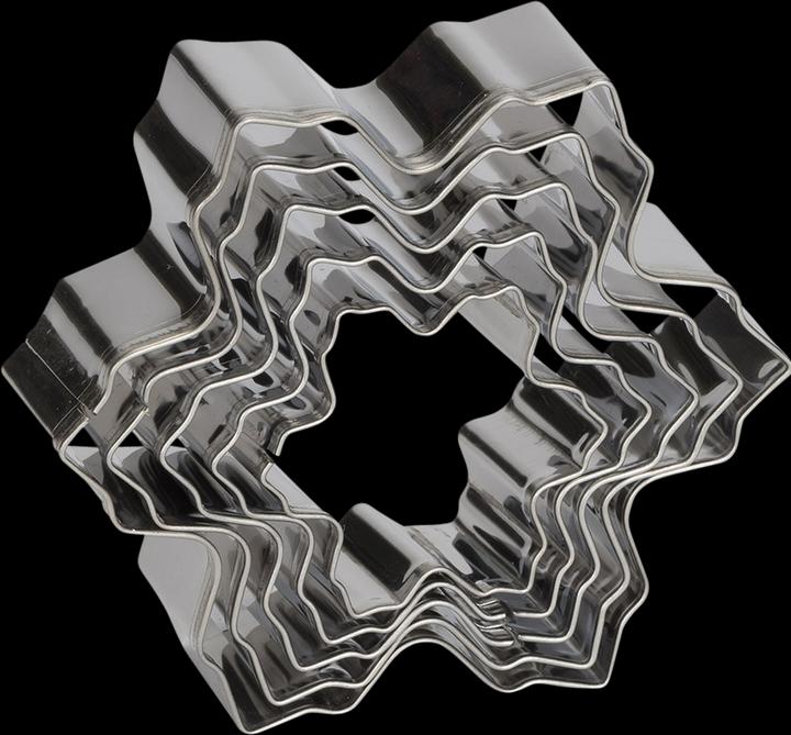 Actual product image Patisse Biscuit cutter snowflake set 5 pieces